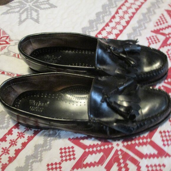WEEJUNS MENS Tassel LOAFERS SIZE 11.5, Color: Black GH Bass main image 6